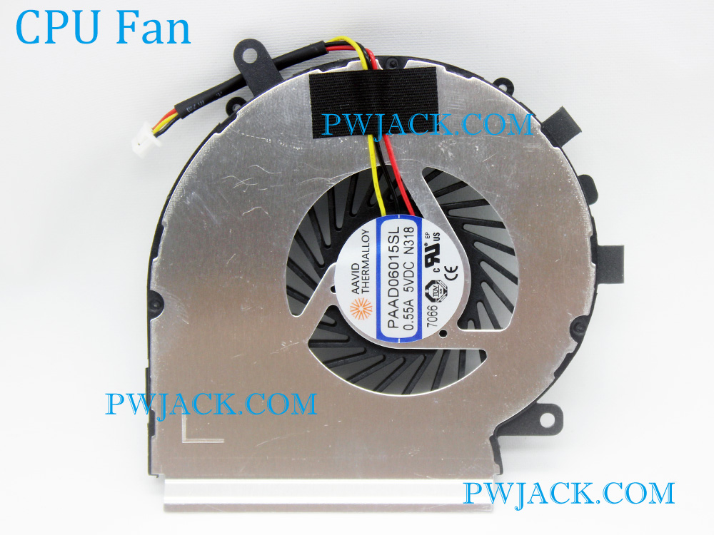 (image for) CPU GPU Fan for MSI GE62 GL62 GP62 PE60 WE62 6QC 6QD 6QE 6QF 7QF 7RI 7RIX 7RJ 7RJX MS-16J4 MS-16J5